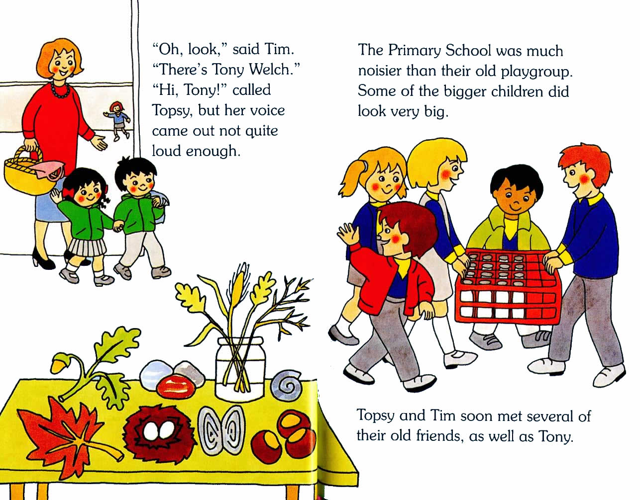 Ladybird - Topsy Tim Books - Start School (04),绘本,绘本故事,绘本阅读,故事书,童书,图画书,课外阅读